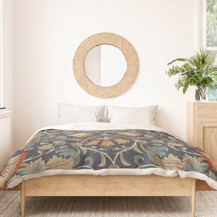 William Morris Vintage Lodden Autumn  Duvet Cover Gallery Image 3