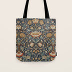 William Morris Vintage Lodden Autumn  Tote Bag Gallery Image 1