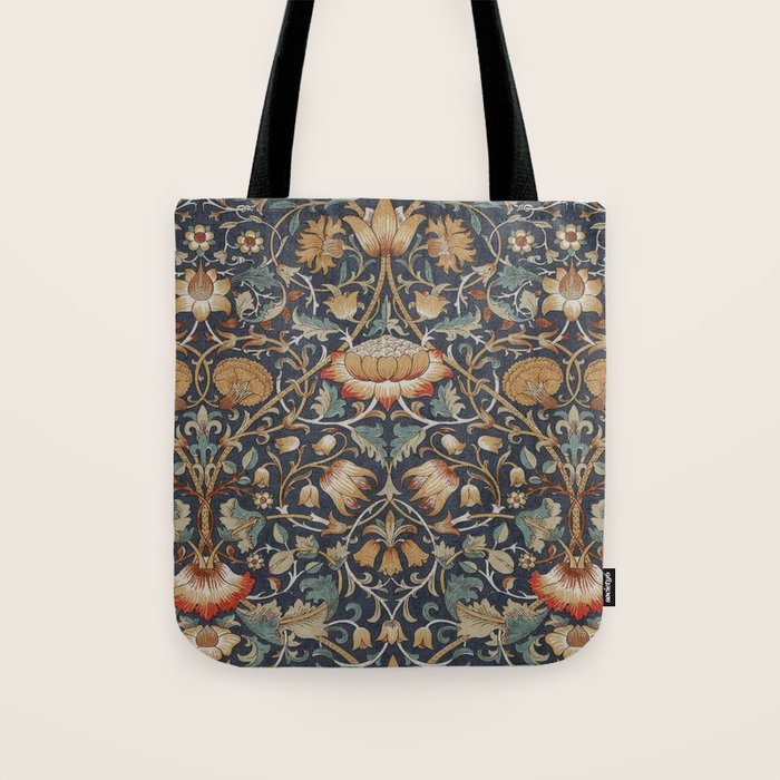 William Morris Vintage Lodden Autumn  Tote Bag Gallery Image 1