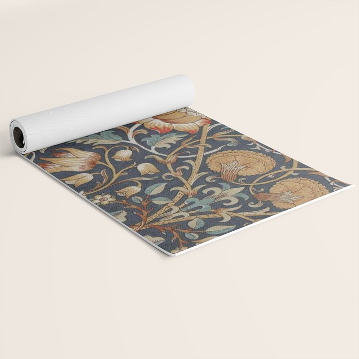 William Morris Vintage Lodden Autumn  Yoga Mat Gallery Image 2