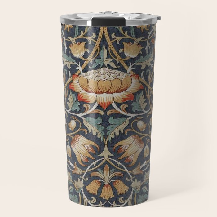 William Morris Vintage Lodden Autumn  Travel Mug Gallery Image 1