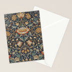 William Morris Vintage Lodden Autumn  Stationery Card Gallery Image 2