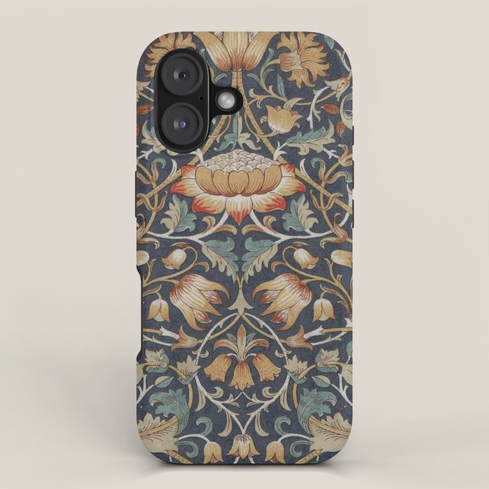 William Morris Vintage Lodden Autumn  iPhone Case Gallery Image 1