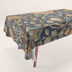William Morris Vintage Lodden Autumn  Tablecloth Gallery Image 1