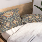 William Morris Vintage Lodden Autumn  Pillow Sham Gallery Image 2