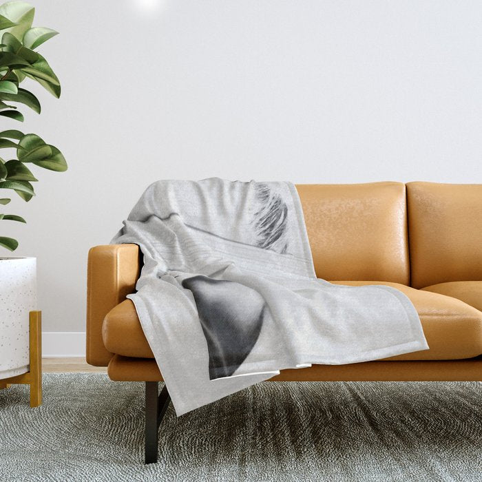 Surreal harmony Throw Blanket Gallery Image 1