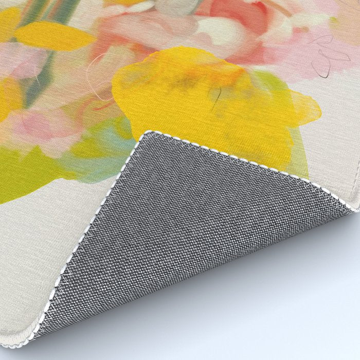 floral abstract spring bouquet Rug Gallery Image 4