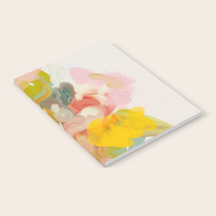 floral abstract spring bouquet Notebook Gallery Image 2