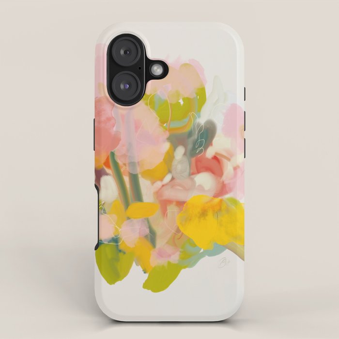 floral abstract spring bouquet iPhone Case Gallery Image 1