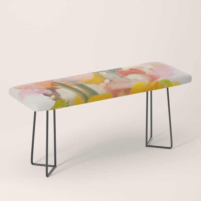 floral abstract spring bouquet Bench Gallery Image 1