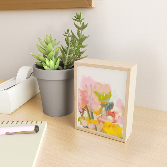 floral abstract spring bouquet Mini Art Print Gallery Image 2