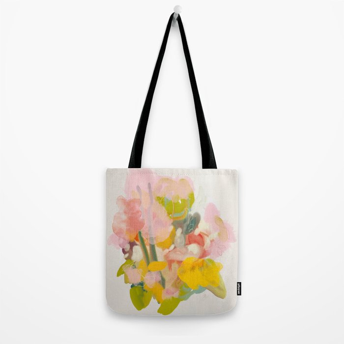 floral abstract spring bouquet Tote Bag Gallery Image 2