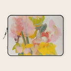 floral abstract spring bouquet Laptop Sleeve Gallery Image 1
