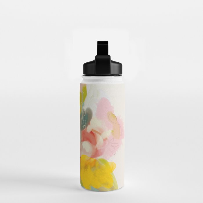 floral abstract spring bouquet Water Bottle Gallery Image 2