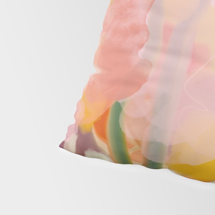 floral abstract spring bouquet Pillow Sham Gallery Image 4