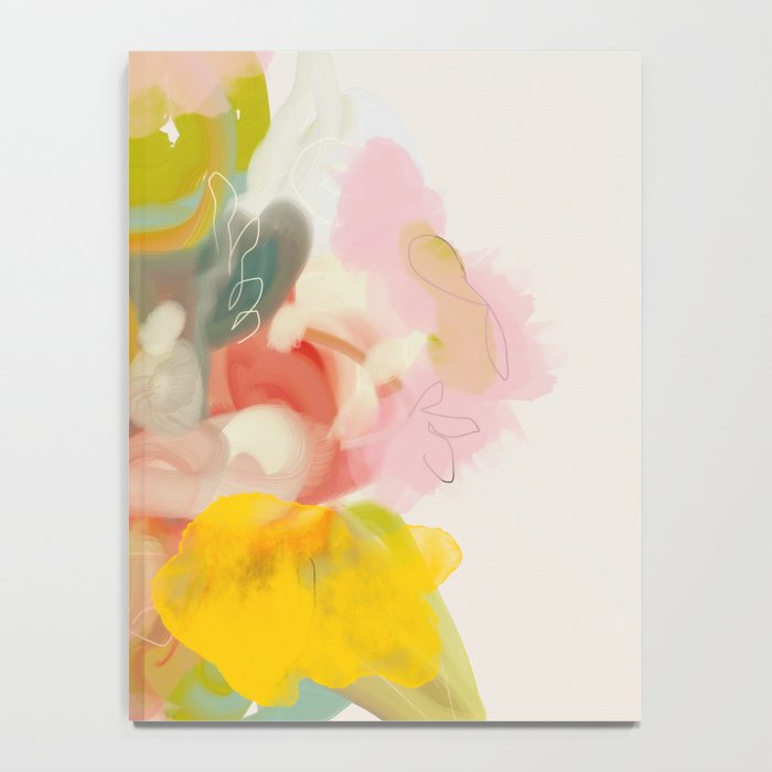 floral abstract spring bouquet Notebook Gallery Image 4