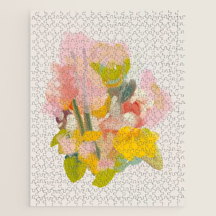 floral abstract spring bouquet Jigsaw Puzzle Gallery Image 1