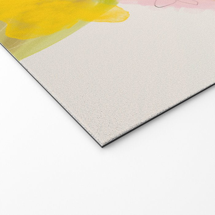 floral abstract spring bouquet Welcome Mat Gallery Image 2