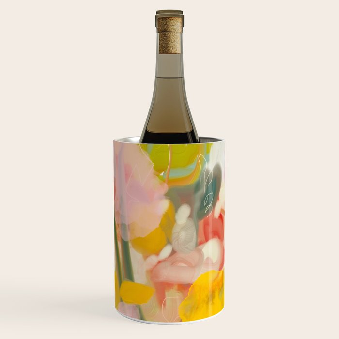 floral abstract spring bouquet Wine Chiller Gallery Image 1