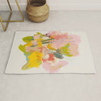 floral abstract spring bouquet Rug Gallery Image 1