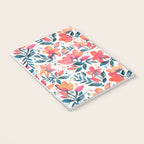 Flourishing Florals - Pink & Teal Notebook Gallery Image 3