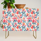 Flourishing Florals - Pink & Teal Credenza Gallery Image 1