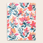 Flourishing Florals - Pink & Teal Notebook Gallery Image 4