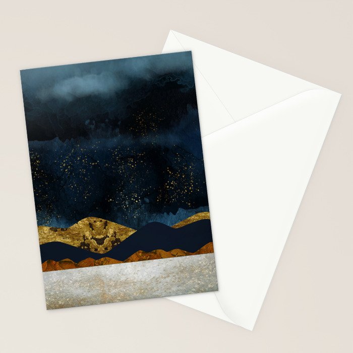 Rain Stationery Card Gallery Image 2