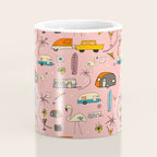 Vintage kitsch Pink Coffee Mug Gallery Image 4