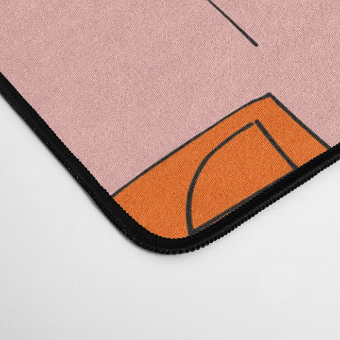 Vintage kitsch Pink Desk Mat Gallery Image 4