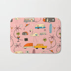Vintage kitsch Pink Bath Mat Gallery Image 1