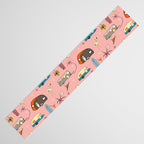 Vintage kitsch Pink Table Runner Gallery Image 3