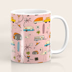 Vintage kitsch Pink Coffee Mug Gallery Image 1
