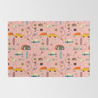 Vintage kitsch Pink Rug Gallery Image 2