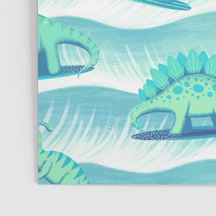 Surfosaurus - Aqua  Poster Gallery Image 3