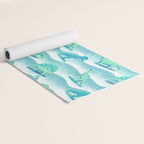 Surfosaurus - Aqua  Yoga Mat Gallery Image 2