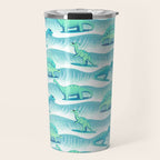 Surfosaurus - Aqua  Travel Mug Gallery Image 1