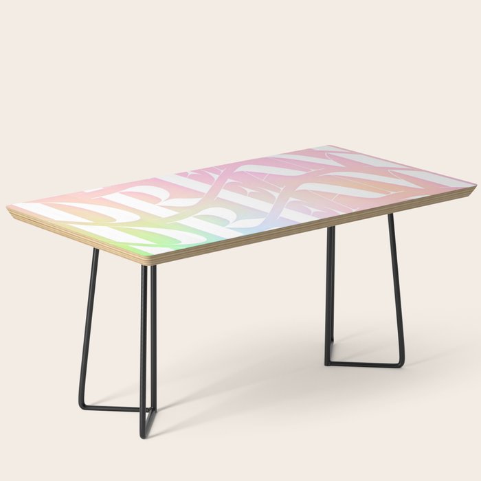 Day Dream on Pink pastel gradient Coffee Table Gallery Image 1