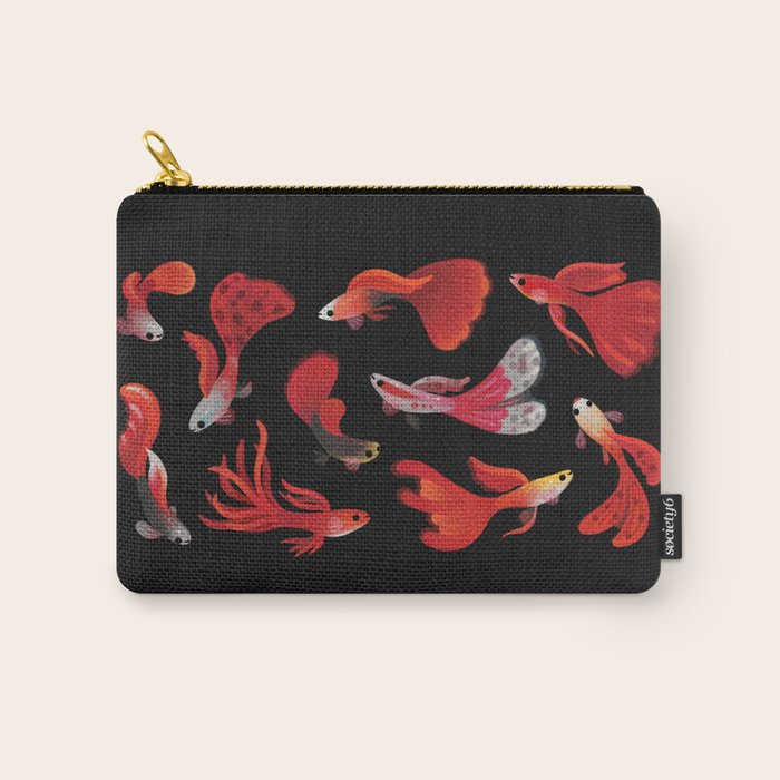 Red guppy Carry All Pouch Gallery Image 1