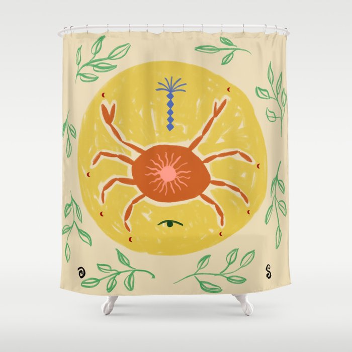 CANCER Shower Curtain Gallery Image 1