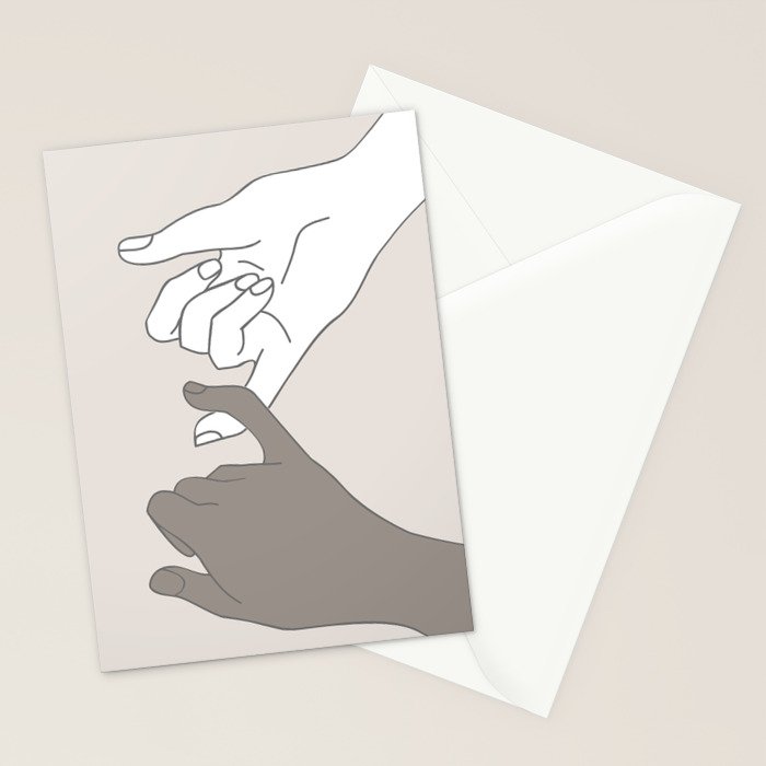 Pinky Promise 4 Stationery Card Gallery Image 2