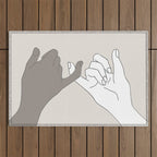 Pinky Promise 4 Outdoor Rug Gallery Image 1