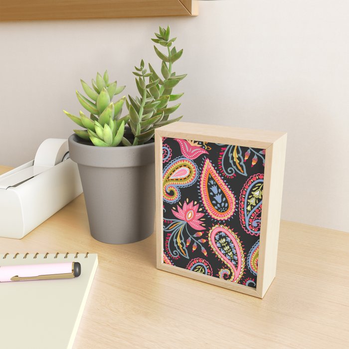 Eclectic  Paisley Delight Mini Art Print Gallery Image 2