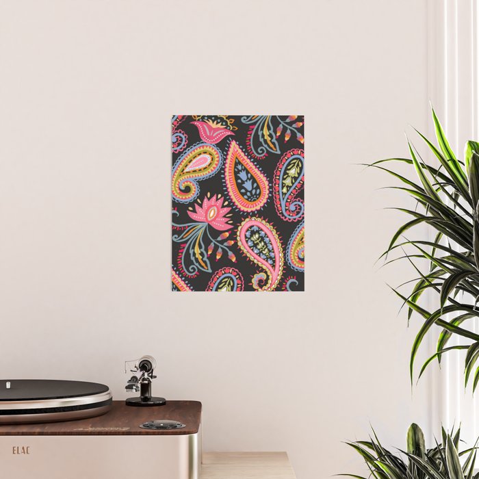 Eclectic  Paisley Delight Poster Gallery Image 2