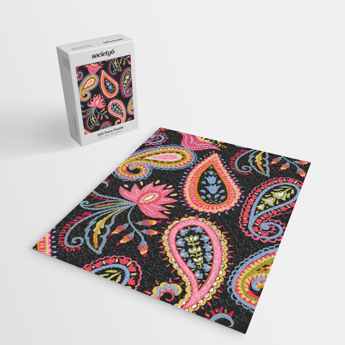 Eclectic  Paisley Delight Jigsaw Puzzle Gallery Image 2