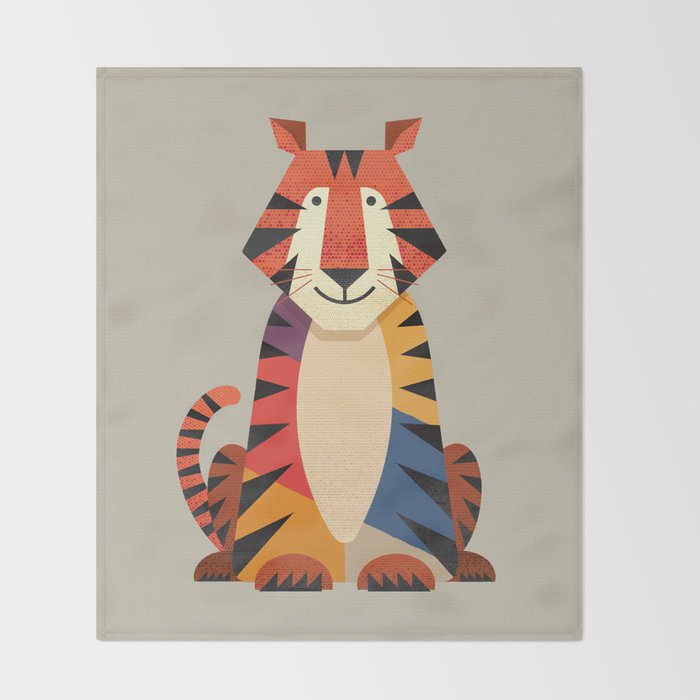 Tiger Throw Blanket Gallery Image 2