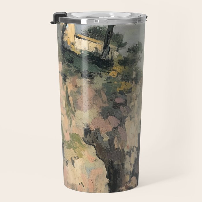 Cliff Impressionist Painting Travel Mug Gallery Image 3