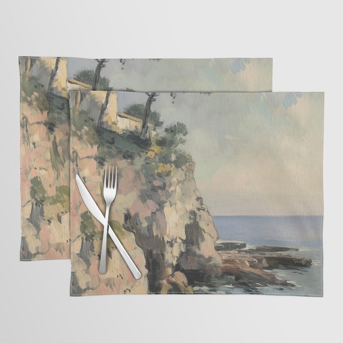 Cliff Impressionist Painting Placemat Gallery Image 1