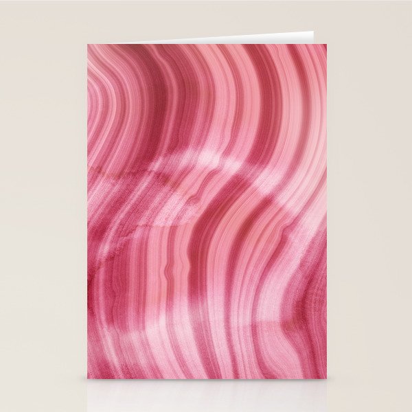 Summer Pink  Mermaid  Marble Stationery Card Gallery Image 2