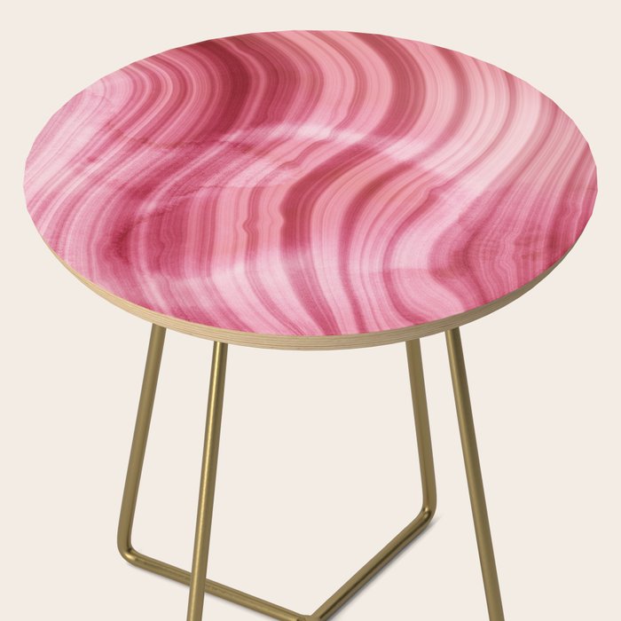 Summer Pink  Mermaid  Marble Side Table Gallery Image 2